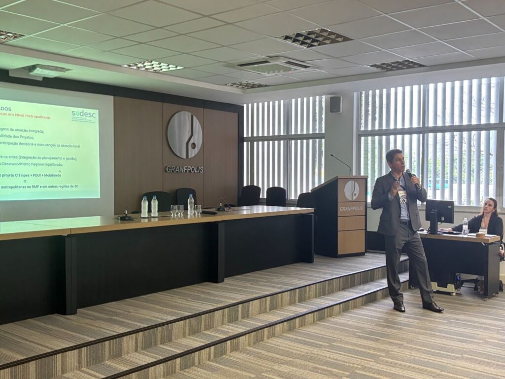 A Sudesc marcou presença no lançamento do Projeto CITInova II em Florianópolis